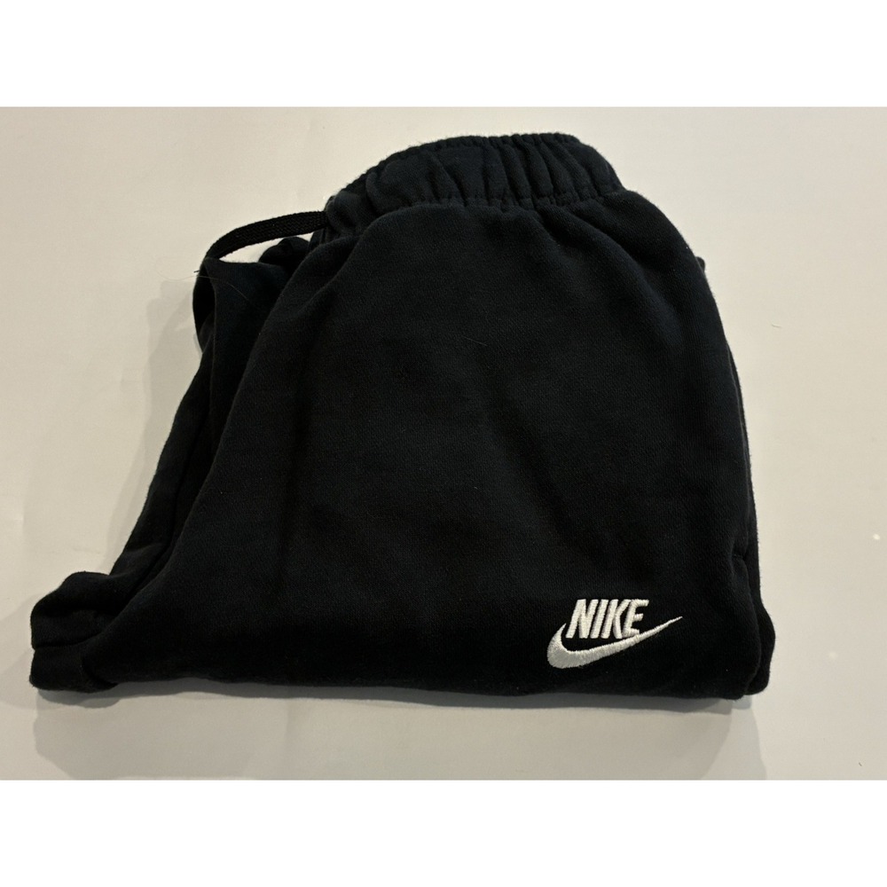 Nike Sportswear Club Fleece Mid Rise Joggers Womens Size XS Black  DQ5191-010 - Picture 7 of 8
